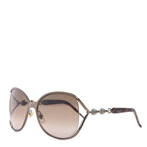 gucci 4250 n s|GUCCI Crystal Marina Chain Sunglasses 4250/N/S Tortoise .